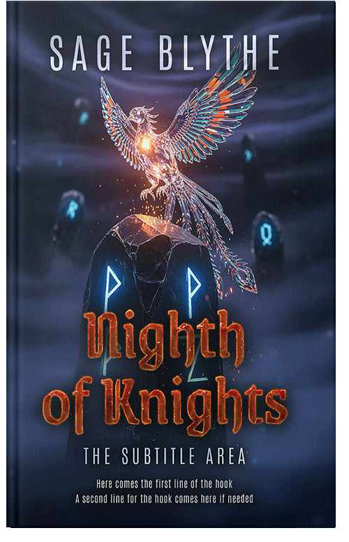 Front view of Premade Fantasy Book Cover - Mirage
