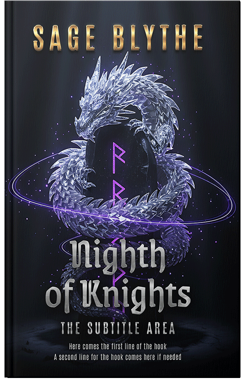 Front view of Premade Fantasy Book Cover - Vulcan