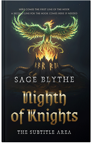 Pre Made Book Cover Black