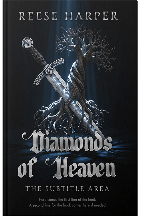 Front view of Premade Fantasy Book Cover - Bunker