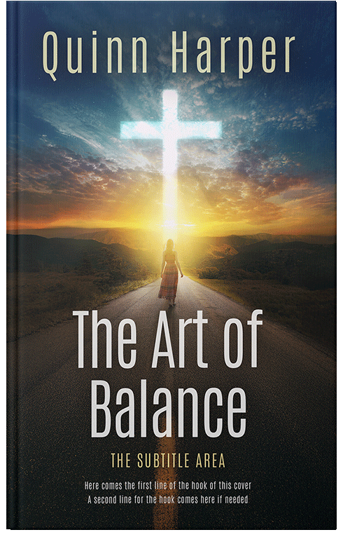 Front view of Premade Religion & Spirituality Book Cover - Pavlova