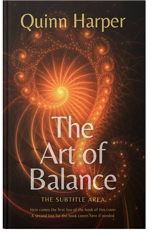 Front view of Premade Religion & Spirituality Book Cover - Raw Sienna