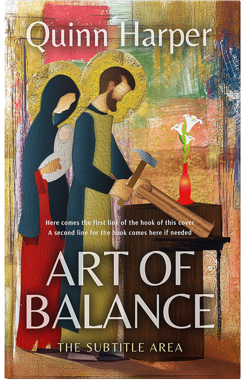 Front view of Premade Religion & Spirituality Book Cover - Driftwood