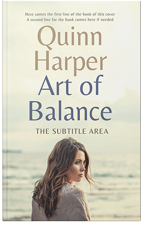 Pre Made Book Cover Ecru White