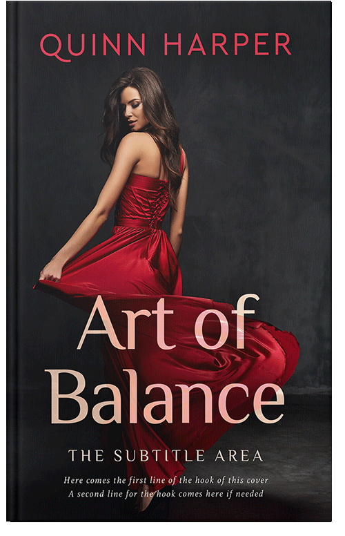 Front view of Premade Romance Book Cover - Cocoa Brown