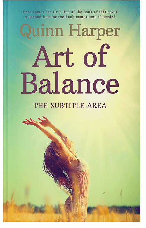 Front view of Premade Health & Mind & Body Book Cover - Caper