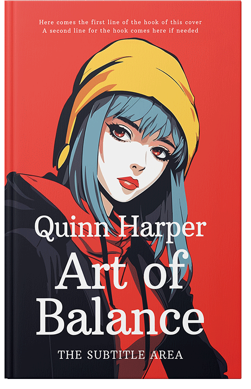 Front view of Premade Teen & Young Adult Book Cover - Cinnabar