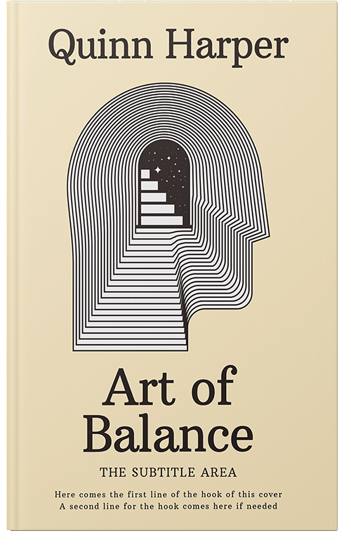 Front view of Premade Health & Mind & Body Book Cover - Wheatfield