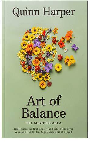 Premade Book Cover Coriander