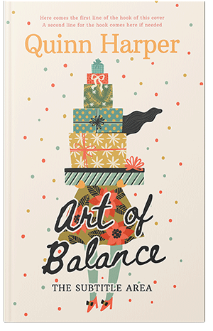 Premade Book Cover White Linen