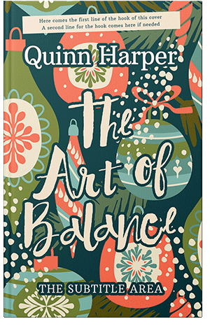 Premade Book Cover Apricot Peach