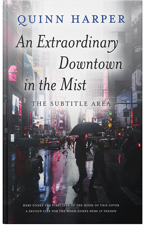 Front view of Premade Mystery & Thriller & Suspense Book Cover - Bon Jour