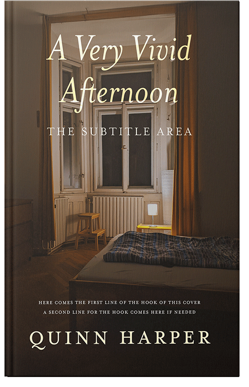 Front view of Premade Mystery & Thriller & Suspense Book Cover - Black Marlin