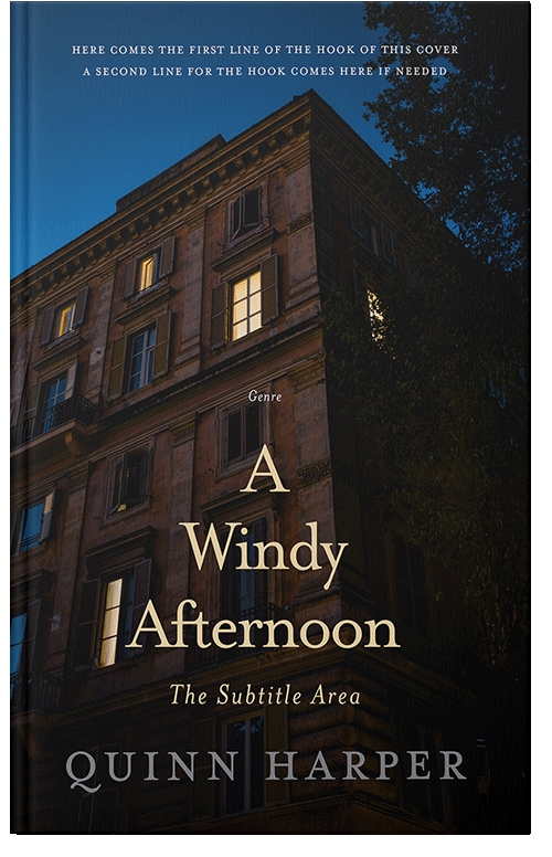 Front view of Premade Mystery & Thriller & Suspense Book Cover - Woodsmoke