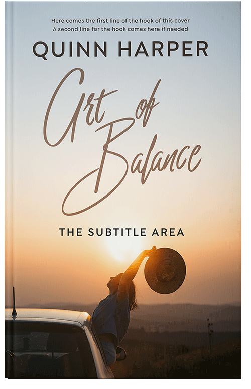 Front view of Premade Travel Book Cover - Pearl Bush