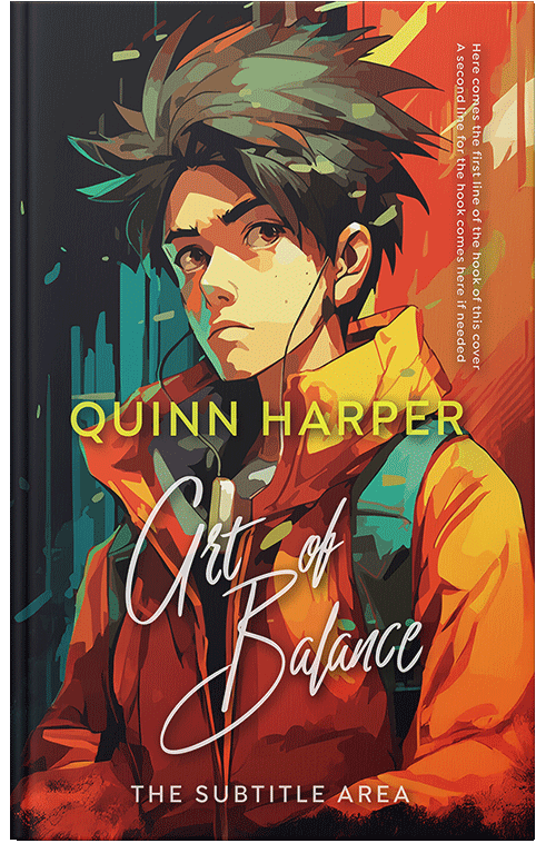 Front view of Premade Teen & Young Adult Book Cover - Burnt Sienna