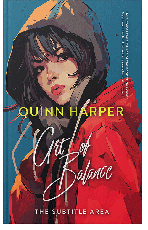 Front view of Premade Teen & Young Adult Book Cover - Roman