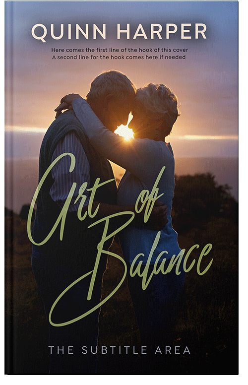 Front view of Premade Romance Book Cover - Cocoa Brown