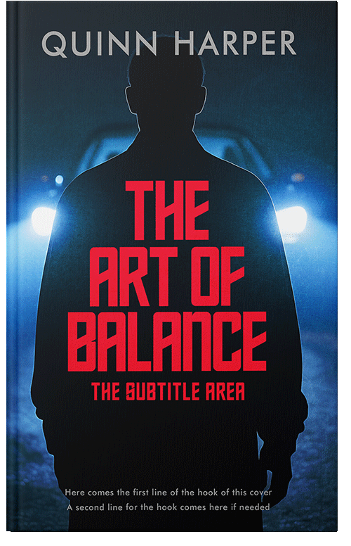 Front view of Premade Mystery & Thriller & Suspense Book Cover - Amaranth