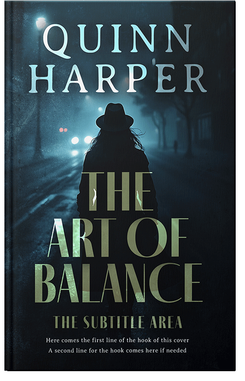 Front view of Premade Mystery & Thriller & Suspense Book Cover - Firefly