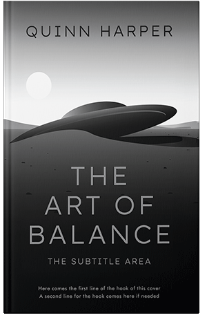 Premade Book Cover Silver Sand - ID 35482