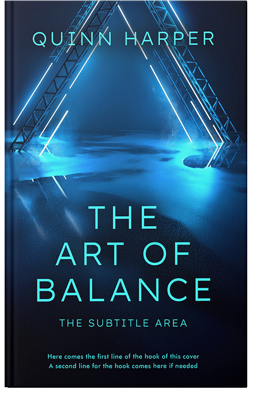 Front view of Premade Science Fiction Book Cover - Black Pearl