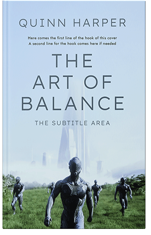 Premade Book Cover Tropical Blue