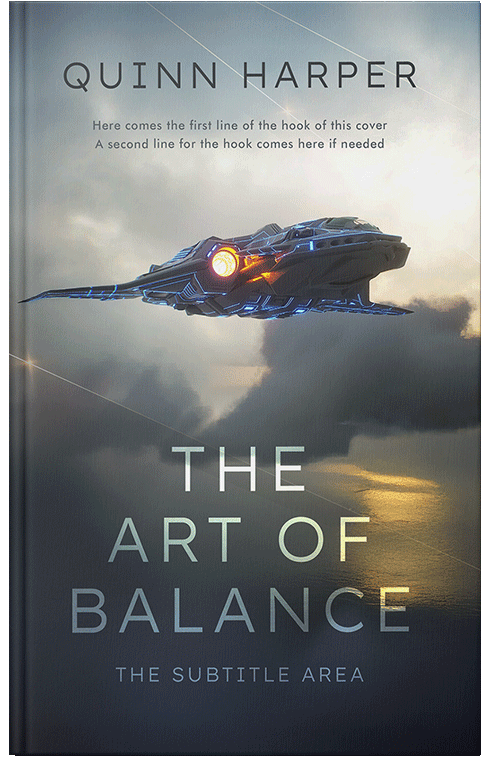 Front view of Premade Science Fiction Book Cover - Mako