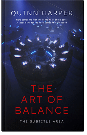 Premade Book Cover Ebony