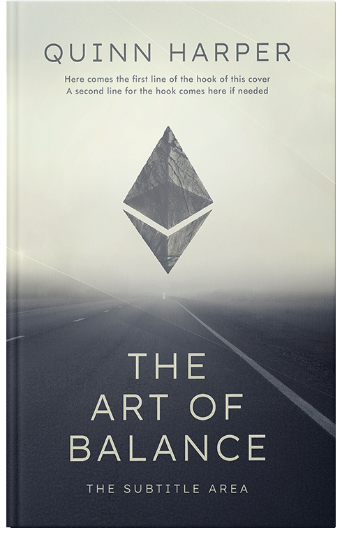 Front view of Premade Science Fiction Book Cover - Moon Mist