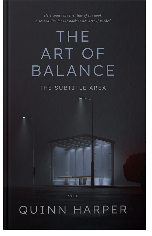 Front view of Premade Mystery & Thriller & Suspense Book Cover - Woodsmoke