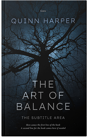 Premade Book Cover Ebony