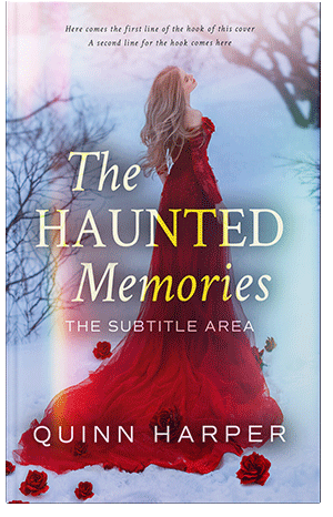 Premade Book Cover Blue Haze