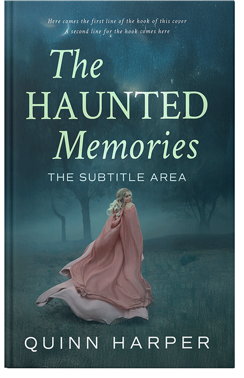 Front view of Premade Paranormal & Urban Book Cover - Blue Dianne