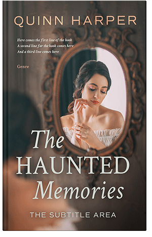 Premade Book Cover Taupe