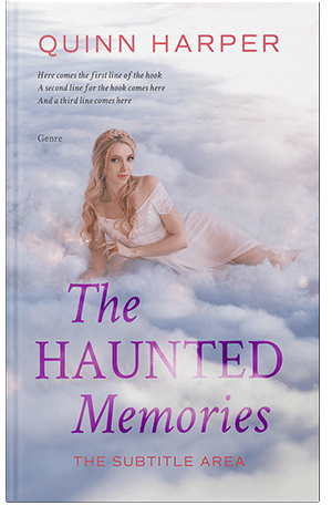 Premade Book Cover Ghost