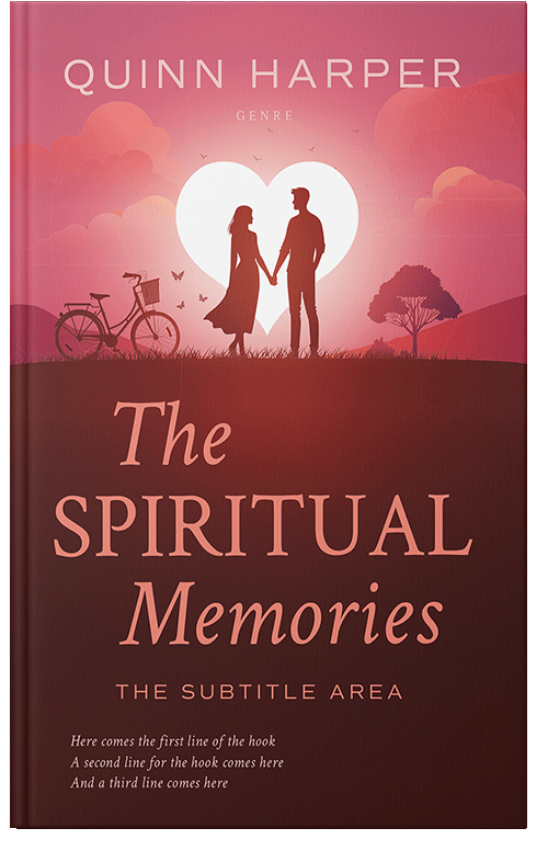 Front view of Premade Romance Book Cover - Espresso