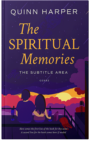 Premade Book Cover Violent Violet