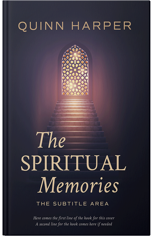 Front view of Steel Gray #35556 - Premade Religion & Spirituality Book Cover