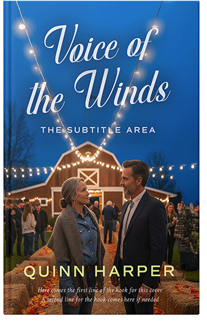 Premade Book Cover Tory Blue