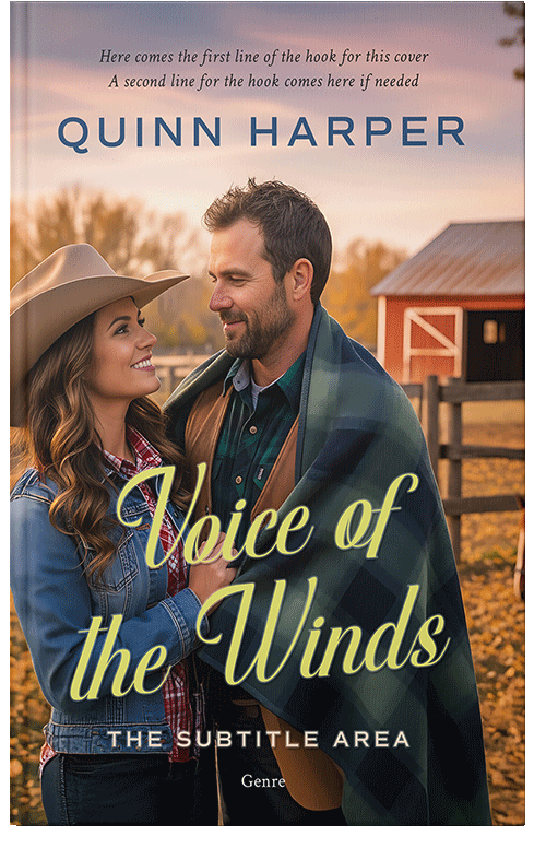 Front view of Premade Romance Book Cover - Calico