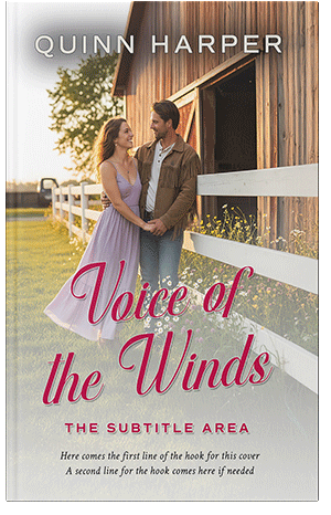 Premade Book Cover Swirl