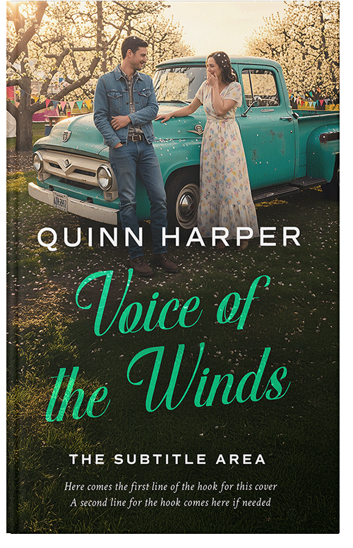 Front view of Premade Romance Book Cover - Pavlova