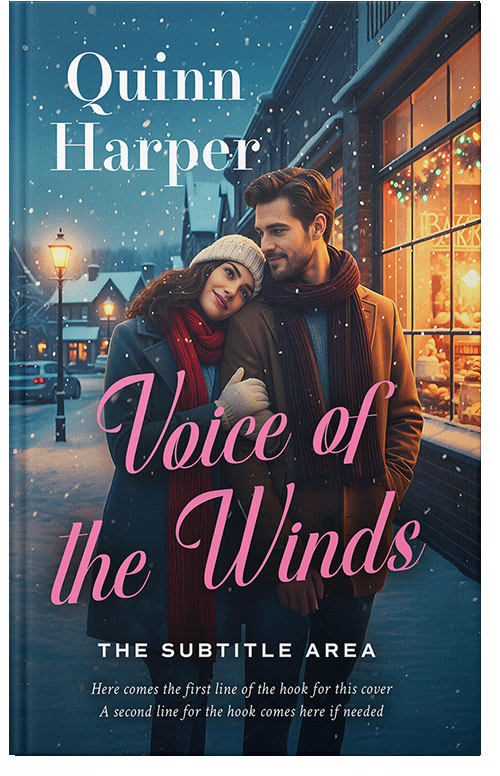 Front view of Premade Romance Book Cover - Ebony Clay