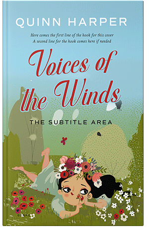 Premade Book Cover Shadow Green