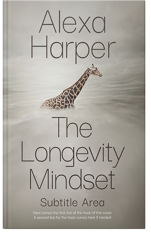 Front view of Premade Surreal Book Cover - Cotton Seed