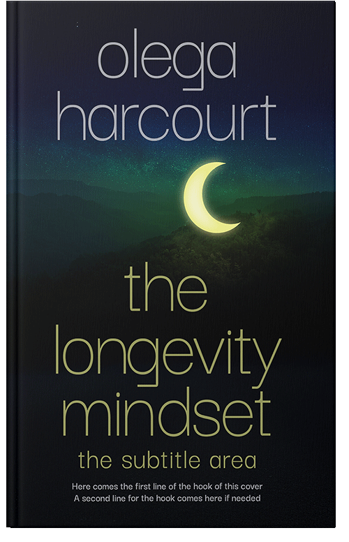 Front view of Premade Nature Book Cover - Firefly