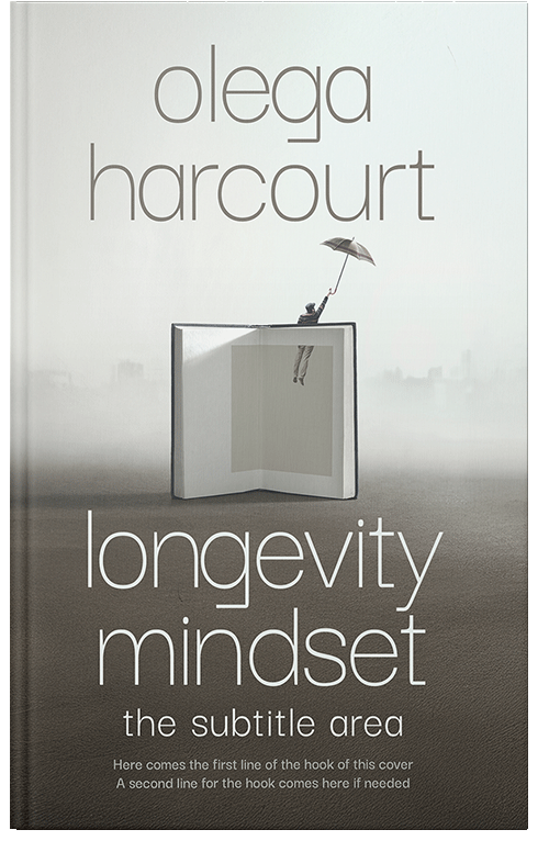 Front view of Premade Surreal Book Cover - Soya Bean