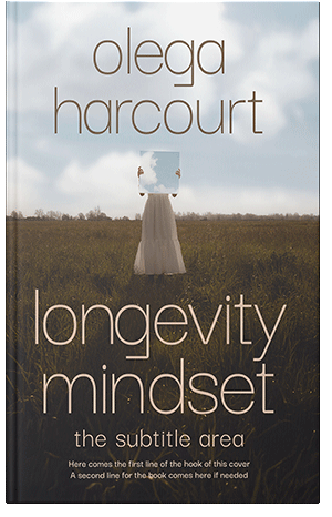 Premade Book Cover Taupe