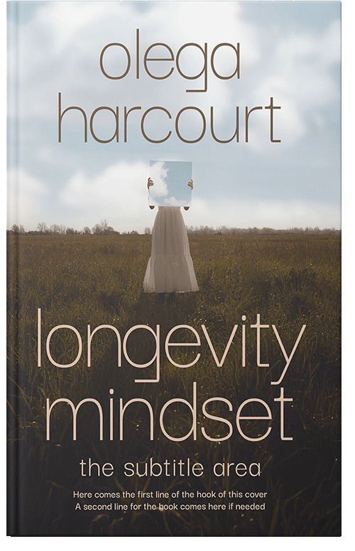 Front view of Premade Environment & Ecology Book Cover - Taupe